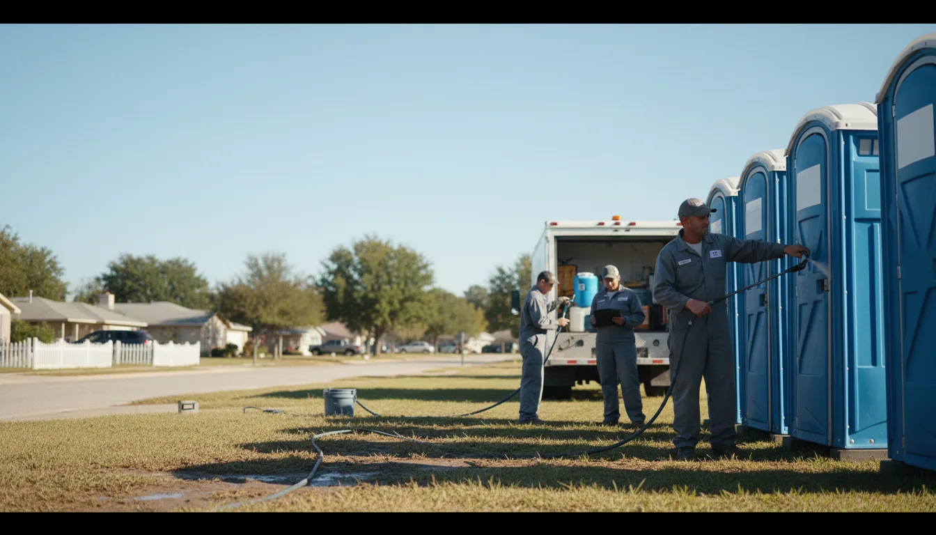 Long-Term Portable Toilet Rental in Mount Sterling, IL near me